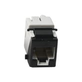 Jack UltraMAX Cat5e, UTP, Tipo Keystone, Color Negro, Punch Down