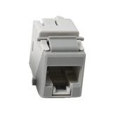 Jack UltraMAX Cat6A, UTP, Tipo Keystone, Color Gris, Punch Down