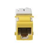 Jack UltraMAX Cat6A, UTP, Tipo Keystone, Color Amarillo, Punch Down