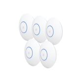 Paquete de 5 Access Point UniFi HD 802.11ac Wave 2 MU-MIMO 4X4 para alta densidad de usuarios, hasta 500 usuarios WiFi (Sin PoE´s)