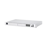 UniFi OS Console: Dream Machine Pro, con 1 puerto WAN Gigabit RJ45, 1 puerto WAN 10G SFP+ / 8 puertos LAN Gigabit RJ-45, y una bahía de HDD 3.5" (No incluye HDD), Integra todas las aplicaciones UniFi