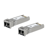 UFiber Módulo SFP+ 10G, transceptor MiniGibic MultiModo 10 Gbps, distancia 300m, conectores LC, paquete de 2 piezas