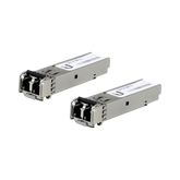 UFiber Módulo SFP, transceptor MiniGibic MultiModo 1.25 Gbps, distancia 550m, conectores LC, paquete de 2 piezas