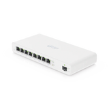 UISP Switch Gigabit PoE Pasivo de Capa 2 con 8 Puertos para Implementaciones MicroPoP