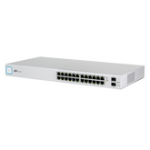 Switch UniFi capa 2 administrable de 26 puertos Gigabit (24 eth. y 2 SFP) Throughput 38.69 Mpps