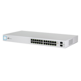 Switch UniFi capa 2 administrable de 26 puertos Gigabit (24 eth. y 2 SFP) Throughput 38.69 Mpps