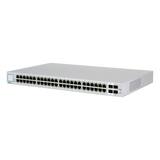 Switch UniFi administrable de 48 puertos 10/100/1000, 2 SFP y 2 SFP+, Sin PoE