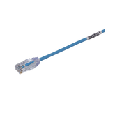 Cable de Parcheo TX6, UTP Cat6, Diámetro Reducido (28AWG), Color Azul, 10 m