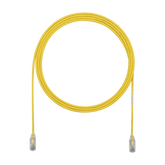 Cable de Parcheo TX6, UTP Cat6, Diámetro Reducido (28AWG), Color Amarillo, 10ft