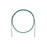 Cable de Parcheo TX6, UTP Cat6, Diámetro Reducido (28AWG), Color Verde, 20ft