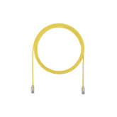 Cable de Parcheo TX6, UTP Cat6, Diámetro Reducido (28AWG), Color Amarillo, 3ft
