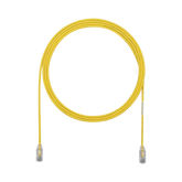 Cable de Parcheo TX6, UTP Cat6, Diámetro Reducido (28AWG), Color Amarillo, 4ft