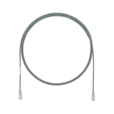 Cable de Parcheo TX6, UTP Cat6, Diámetro Reducido (28AWG), Color Gris, 5ft