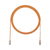 Cable de Parcheo TX6, UTP Cat6, Diámetro Reducido (28AWG), Color Naranja, 5ft