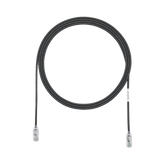 Cable de Parcheo TX6, UTP Cat6, Diámetro Reducido (28AWG), Color Negro, 6ft