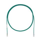 Cable de Parcheo TX6, UTP Cat6, Diámetro Reducido (28AWG), Color Verde, 6ft