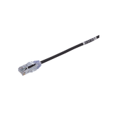 Cable de Parcheo TX6, UTP Cat6, Diámetro Reducido (28AWG), Color Negro, 6in (15.2 cm)