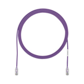 Cable de Parcheo TX6, UTP Cat6, Diámetro Reducido (28AWG), Color Violeta, 7ft