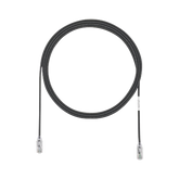 Cable de Parcheo TX6, UTP Cat6, Diámetro Reducido (28AWG), Color Negro, 8 ft