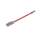 Cable de Parcheo UTP Cat6A, CM/LSZH, Diámetro Reducido (28AWG), Color Rojo, 10ft