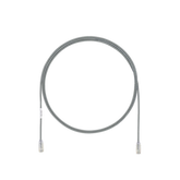 Cable de Parcheo UTP Cat6A, CM/LSZH, Diámetro Reducido (28AWG), Color Gris, 15ft