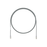 Cable de Parcheo UTP Cat6A, CM/LSZH, Diámetro Reducido (28AWG), Color Gris, 20 ft