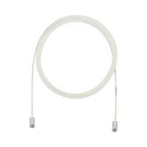 Cable de Parcheo UTP Cat6A, CM/LSZH, Diámetro Reducido (28AWG), Color Blanco Mate, 3ft