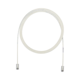Cable de Parcheo UTP Cat6A, CM/LSZH, Diámetro Reducido (28AWG), Color Blanco Mate, 30 ft