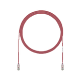 Cable de Parcheo UTP Cat6A, CM/LSZH, Diámetro Reducido (28AWG), Color Rojo, 3ft