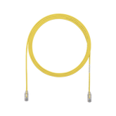 Cable de Parcheo UTP Cat6A, CM/LSZH, Diámetro Reducido (28AWG), Color Amarillo, 7ft