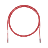Cable de Parcheo UTP, Cat6A, 24 AWG, CM, Color Rojo, 3ft