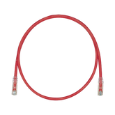 Cable de Parcheo TX6, UTP Cat6, 24 AWG, CM, Color Rojo, 10ft