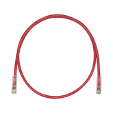 Cable de Parcheo TX6, UTP Cat6, 24 AWG, CM, Color Rojo, 15ft