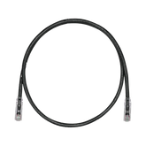 Cable de Parcheo TX6, UTP Cat6, 24 AWG, CM, Color Negro, 3 ft.