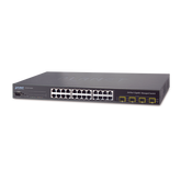 Switch Administrable L2+ de 24 puertos 10/100/1000T con 4 puertos combo TP/SFP Gigabit