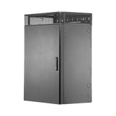 Gabinete de Montaje en Pared TrueEdge™, Con 9 UR para Equipo Activo y 9 UR para Paneles de Parcheo, Fabricado en Acero, Color Negro