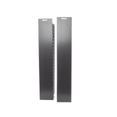 Organizador Vertical NetRunner, Doble (Frontal y Posterior), para Rack Abierto de 45 Unidades, 6.7in de Ancho, Color Negro