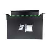 ODF Deslizable 1U con 24 Adaptadores LC DX y 48 Pigtails - Fibralink