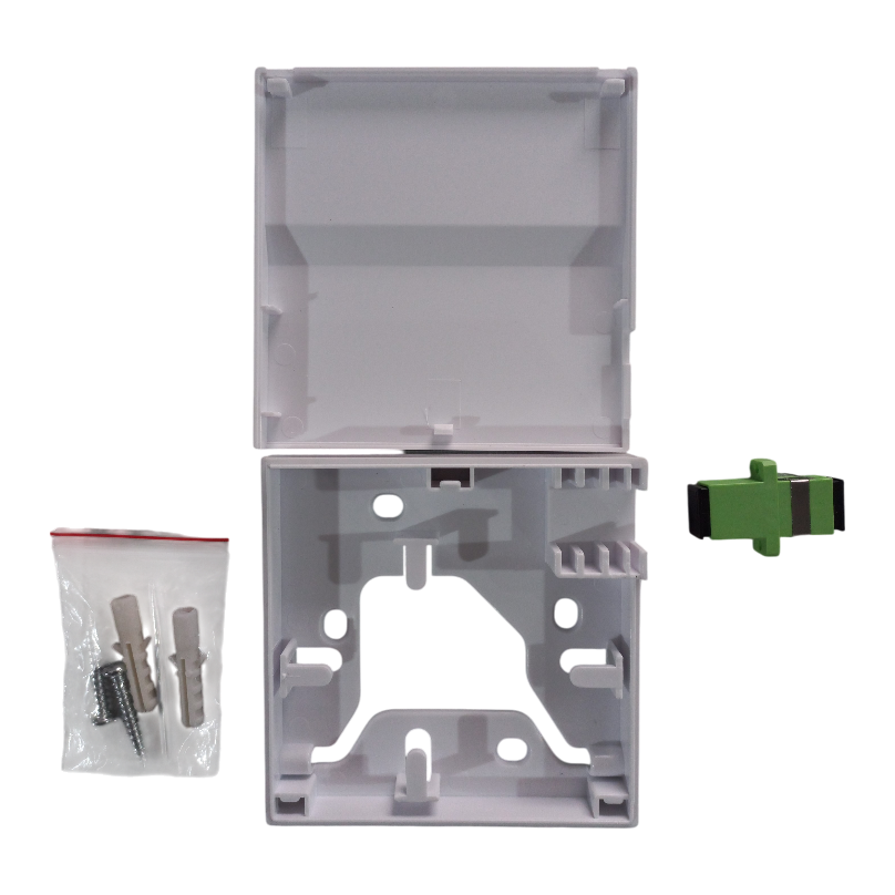 Roseta de Fibra Óptica con 1 Adaptador SC APC