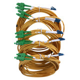 Jumper de Fibra Óptica Monomodo LC/UPC-SC/APC Duplex 6m - Fibralink