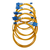 Jumper de Fibra Óptica Monomodo OS2 LC/UPC-SC/UPC Duplex 2m - Fibralink