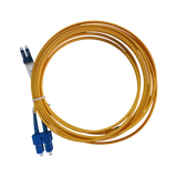 Jumper de Fibra Óptica Monomodo OS2 LC/UPC-SC/UPC Duplex 4m - Fibralink
