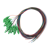 Kit de 12 Pigtails SC/APC Monomodo G657A1 2m - Fibralink