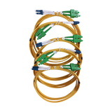 Jumper de Fibra Óptica Monomodo LC/UPC-SC/APC Duplex 2m - Fibralink