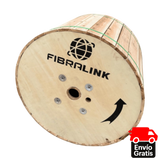 Carrete de 5 KM de Cable de Fibra Óptica mini ADSS (ASU) SM G652D 6 Núcleos 120 Span - Fibralink