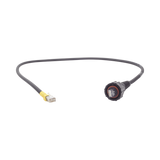 Patch Cord Industrial "Ruggedized" a Plug Modular, Cat6, de 3 ft, Color Negro