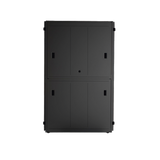 Gabinete FlexFusion™ XGL (Light) para Centros de Datos, 42 UR, 600 mm de Ancho, 1200 mm de Profundidad, Fabricado en Acero, Color Negro