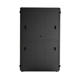 Gabinete FlexFusion™ XGL (Light) para Centros de Datos, 42 UR, 800 mm de Ancho, 1200 mm de Profundidad, Fabricado en Acero, Color Negro
