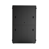 Gabinete FlexFusion™ XGL (Light) para Centros de Datos, 48 UR, 800 mm de Ancho, 1070 mm de Profundidad, Fabricado en Acero, Color Negro