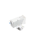 Jack Z-MAX Cat6A, UTP, Montaje híbrido en Placa de Pared (Plano y Angulado), Color Blanco, Versión Bulk (Sin Empaque Individual)